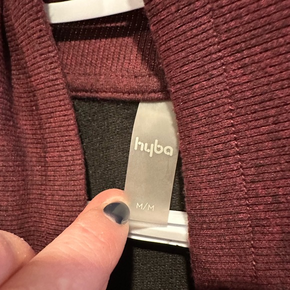 Hyba | Maroon Long Sleeve Open Cardigan - Picture 10 of 11